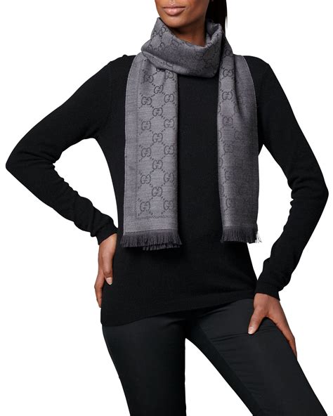 black.gucci scarf|conscious gucci scarf.